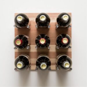 Présentoir de bouteille Porte-bouteilles de vin rouge Porte-bouteilles de vin