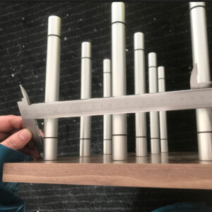 CNC tournant des barres en aluminium tournant sur mesure des pièces de cheville à vin